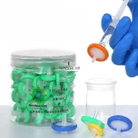 100pcs/lot Lab 13mm 25mm Disposable Needle Filter Aquo-system/Organic-system/PTFE 0.22/0.45um Membrane Syringe Filter