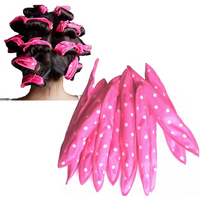 10 Pcs/Lot Hair Curlers Soft Sleep Pillow Hair Rollers Set Best Flexible Foam and Sponge Magic Hair Care DIY Hair Styling Tools