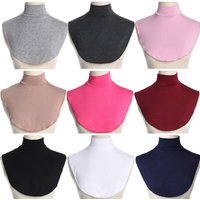 Unisex Scarves Wraps High Neck Cover Fake Collar High Collars Turtleneck Ramadan Hijab Cover