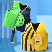 Not Falling Off Child Buoyancy Vest Adjustable Stable Baby Swimming Jackets Anti Rollover Cartoon Floating Vest Water Play