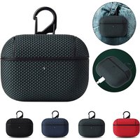 Nylon Waterproof Cover For Airpods 1th 2th 3th Generation Earphone Protective Shell For Apple AirPods Pro 2 1 Case With Keychain