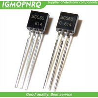 50pair BC550C + BC560C each 50pcs BC550 BC560 Transistor DIP-3 45V 0.1A TO-92