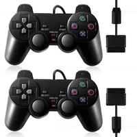 Kabelgebundener Controller für Sony PS2 Gamepads für Joystick für Playstation 2 Vibrations-Schock-Joypad Kabelgebundener USB-PC-Controller Zubehör