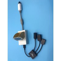 Dreamcast USB Adapter Converter with Memory Card Screen & Multi-Port USB Hub – Supports Keyboard, Joystick, Gamepad