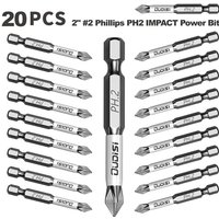 50mm/2Inch Phillips PH2 Impact Screwdriver Bit - Perfect for Plastic, Wood, and Metal Projects!