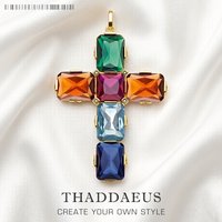 Pendant Large Cross With Stars New Fine Jewelry Bijoux Accessories 925 Sterling Silver Gift For Woman