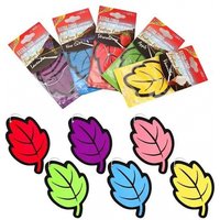 5/10pcs Car Air Freshener Natural Scented Tea Paper Auto Hanging Vanilla Perfume Fragrance Leaf Shape Car Accessories Interior