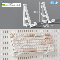 ●1Set Mechanical Keyboard Wall Hanger ABS Hook For Pegboard Hook Display Wall Perforated Board Mouse Stand