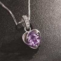 925 Silver Necklace Zircom for Women 18k Gold Plated Jewelry Pendant Birthday Party Gift Jewelry Sterling Silver