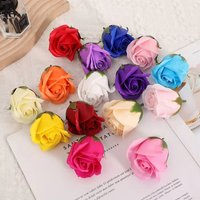 Soap Rose Artificial Flower Wedding Home Garden wreath Room Wedding Decoration Diy hot sale Gift box Bride bouquet Ornament arch