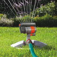 Automatic Lawn Swing Sprinkler 4 Mode 16 Holes Garden Sprinkler Adjustable Large Coverage Yard Garden Irrigation Watering System