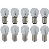 Bulk 1157 Bulb Replacement Kit (10PCS), OEM Spec for Brake/Turn/Tail/Parking/Backup Lights - Complete Lighting Set