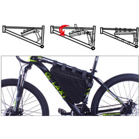 AliExpress NONE battery bag for electric bicycle, 36v, 48v, 60v, 72v, e-bike, triangular bags for black bicycle box, maximum load of 126 cells