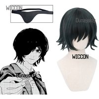 Himeno Cool Cosplay Wig Props Eye Cover Funny Costume Party Daily Halloween Christmas Stage Men Women Cosplay Himeno Japanese