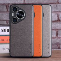 Case for Huawei Pura 80 70 P60 P50 Ultra pro Textile Leather Fashion Soft TPU Hard PC 3 in1 material for Huawei Pura 80 Case