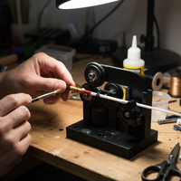 Fishing Rod Stand Adjustable DIY Fishing Rod Tool Support Holder Bracket for Rod Winding Wrapping , Makes Winding Easier