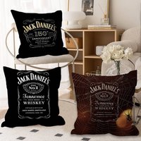 JACK DANIELS LOGO Pillow Cover Design cushion Cover decor Holiday Decorati