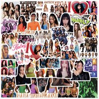 60 Pcs New Katseye Girl Group Graffiti Stickers, Decorative Luggage Skateboard DIY Sticker Pack, Fun and Creative Accessories