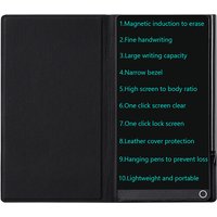 6.5 Inch Leather Case for Magic Tablet Full Screen Handwriting Induction Drawing Blackboard Erasable Meeting LCD sketches Pad