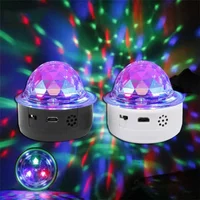 RGB Color Mini Car Stage Light 3W Portable LED Effect Lights for Disco Family Party Holiday Effect Lamp Recharge Laser Light