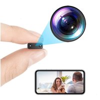Mini Camera Ultra Thin Smart WiFi Low Power 1080P HD Night Vision Security Cam for Business Meetings Home Security