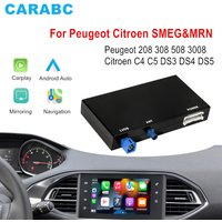 For Peugeot Citroen SMEG&MRN 208 308 508 3008 C4 DS3 DS5 Wireless Carplay Android Auto Navigation Mirroring Airplay Navigation