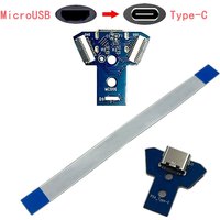 【C】1 Set Universal For Controller 040 050 055 DIY Accessories For DualShock 4 USB Type C Charging Board MOD