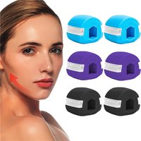 2 Pieces Silica Gel Face Fitness Ball Jaw Exerciser Facial Toner Reduce Double Chin Relax Ball Gym Training Jawline Simulator