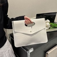 Modern Minimalist Crocodile Pattern Handbag, Must-Have for Elegant Office Workers, Suitable for The Office, Casual Occasions