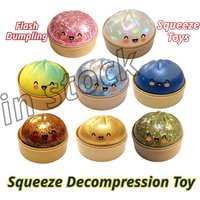 1:1 Needoh Slow Rebound Simulation Flash Dumpling Squishy Toy Soft Squeeze Stress Relief Decompression Ball For Kids And Adults
