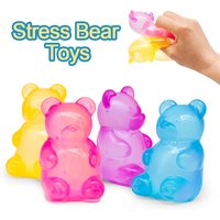 Little Bear Maltose Pinch Stress Relief Ball Stress Relief Toy Anxiety Sensory Tool for Focus ADHD & Calming Office Desk Gadget