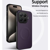For Xiaomi 15T 17T Pro Carbon Fibre Case for Magsafe Wireless Charging Phone Case for Xiaomi Mi15 T 15Tpro Lens Protection Cover