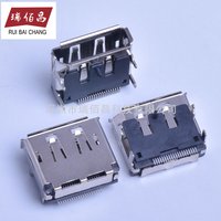 For Displayport SMD large DP female seat 20P high definition socket 20P TV interface HDMI copper