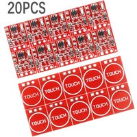 20PCS Safe 2.5-5.5V Self Locking TTP223 Capacitive Switch Touch Button Module Touch Switch Sensor
