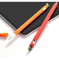 Cartoon Carrot Soft Silicone Tablet Pencil Case Colorful Stylus Protective Cover For Apple Pencil 1st 2nd Cover iPad Accessories