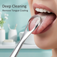 Health Starts from Your Tongue–Professional Steel Tongue Scraper,Anti-Rust,Smooth Edge,Bad Breath Treatment, Washable