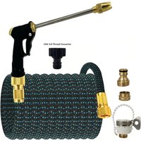 125FT Expandable Garden Hose, High-Pressure Multifunctional Nozzle Water Gun, Used For Garden Watering And Car Washing Tools
