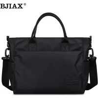 BJIAX File Bag Carrying Briefcase Men's Business Bag Lawyer Office Computer Bag Horizontal Shoulder Crossbody Bag Men Bag