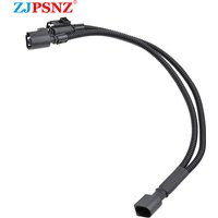 Car Auto Horn Adapter Pigtail Socket Female Male Plug Horn Wiring Harness Female Male Plug Snail Horn Speaker Socket Conversion