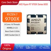 AMD Ryzen 7 9700X 8-core processor, 16th generation, acceleratiefrequentie tot 5,5 GHz, 32 MB, 4 nm, 65 W TDP, geen ventilator