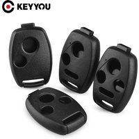 KEYYOU 10PCS Ersatz Auto Schlüssel Fall Ohne Klinge Für Honda Accord CRV Pilot Civic 2003 2007 2008 2009 2010 2011 2012 2013