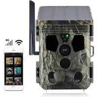 Zewnętrzna kamera myśliwska 4G 2K z wideo, 30MP, podczerwienią, sterowaniem przez aplikację w telefonie, monitoringiem bezpieczeństwa, noktowizją, do monitoringu terenów i na polowania.