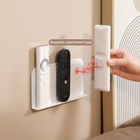 1 piece of remote control magnetic tape storage, wall mounted with no drilling, strong magnetic patch plug board
