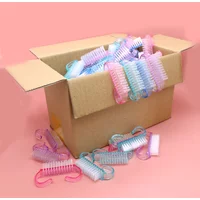50Pcs/Lot Cleaning Nail Brushes Tools Colorful Plastic Dust Cleaner Brushes Nail Art Manicure Pedicure Powder Soft Remover Brush