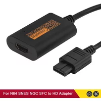 Full Digital 720P HDTV Gamecube SNES GC Plug Play For N64 to HDMI-Compatible Converter Adapter No External Power Required
