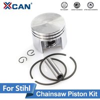 XCAN Piston Kit For Stihl MS170 MS180 018 MS 180 Chainsaw Parts Piston Pin Ring Circlip Set Garden Tools Replace 1130 030 2004