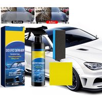 Car Coating Spray 120ml Refurbish Agent Polish Spray Glass Cleaner Scratch Wax Waterless Wash for Exterior Paint Motorcycle