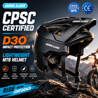Mountain Bike Helmet CE CPSC Certified Lightweight MTB Cycling Helmet D3O Protection Adjustable 54-61cm WALGUN