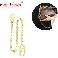 EverToner Metal Chain for Women Bag Strap Handbag Extension Handles Replacement Shoulder Bag Strap Diy Bag Chain Accessories