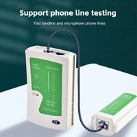 Shielded UTP STP Network Ethernet Cable Tester Comprehensive Telephone Line Connectivity Check Tool for IT Networking